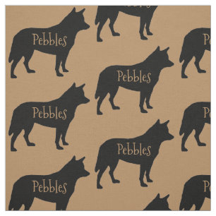 Custom Australian Cattle Dog Breed Fabric Stoff