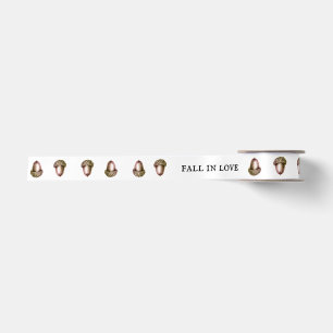 Custom Autumn Acorns Woodland Wedding Satinband