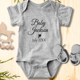 Custom Baby Ankündigung Baby Strampler