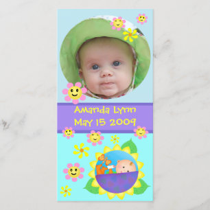 Custom Baby Announction Foto Card Ankündigung