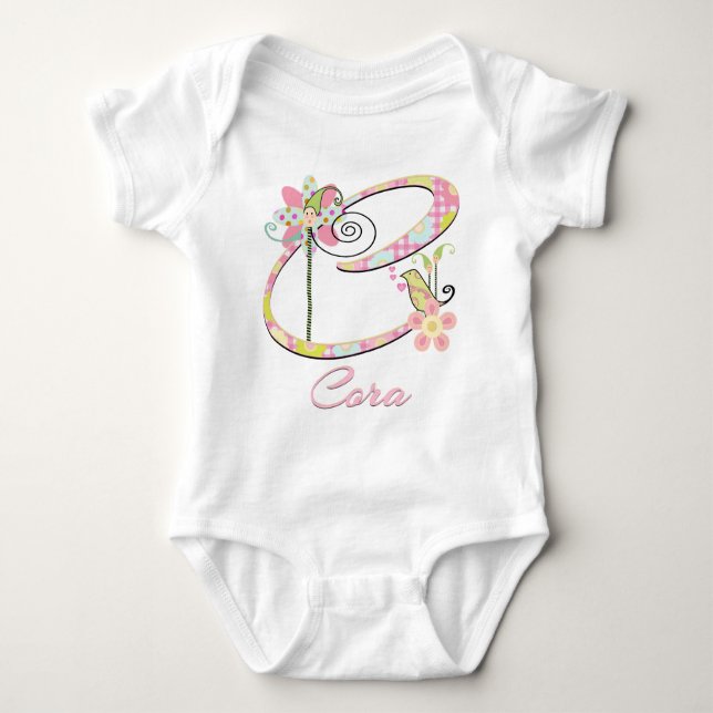 Custom Baby Bird Garden Strampler (Vorderseite)