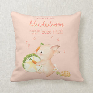 [Custom]Baby Birth Stat Bunny Drummer Music Parade Kissen