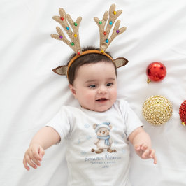 Custom Baby Boy My 1st Christmas Strampler