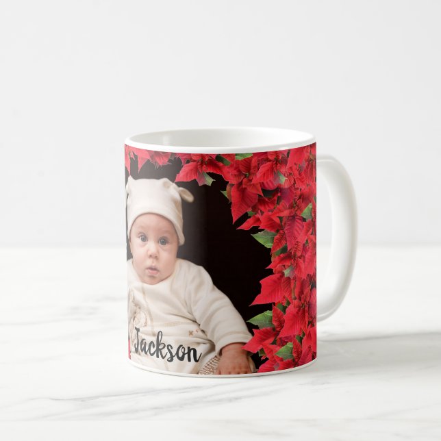 Custom Baby/Child Foto Christmas Kaffeetasse (VorderseiteRechts)