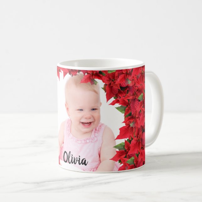 Custom Baby/Child Foto Christmas Kaffeetasse (VorderseiteRechts)