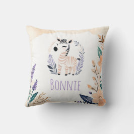 Custom Baby Donkey Pillow Boho Blumendesign - Kissen