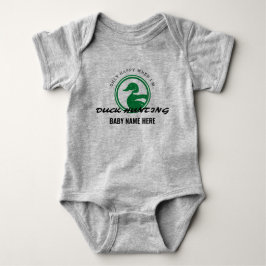 Custom Baby Duck Hunting Jersey Bodysuit Shirt