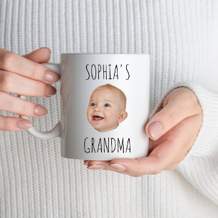 Custom Baby Face Baby Foto Oma Birthday Geschenk Tasse