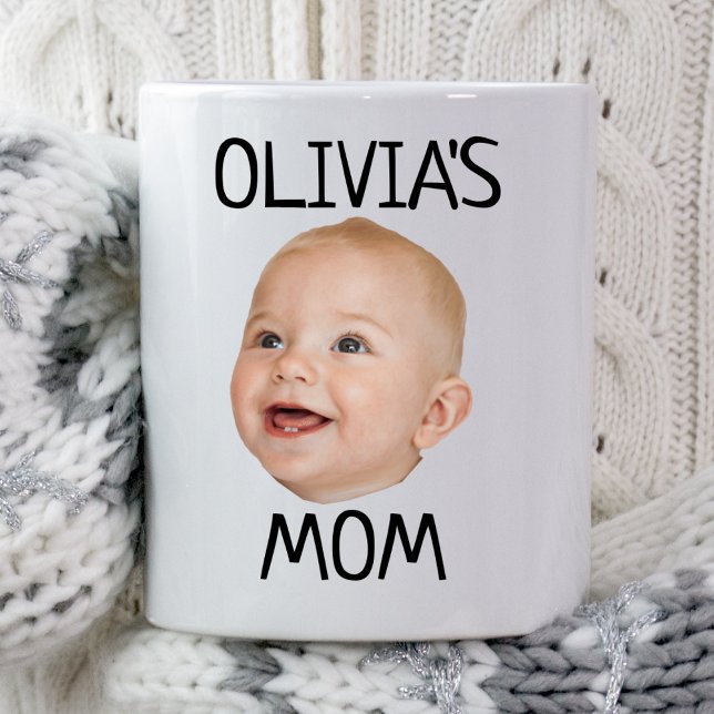 Custom Baby Face Foto Baby's Boy's Mama Vater Tasse (Von Creator hochgeladen)