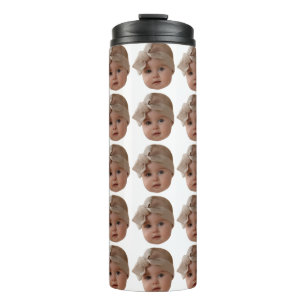 Custom Baby Foto Child Kid Picture OmaOpa Thermosbecher