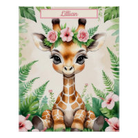 Custom Baby Monkey Kinderzimmer Wall Art