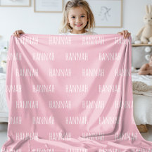 Custom Baby Name Blanket Gift for Baby Showers