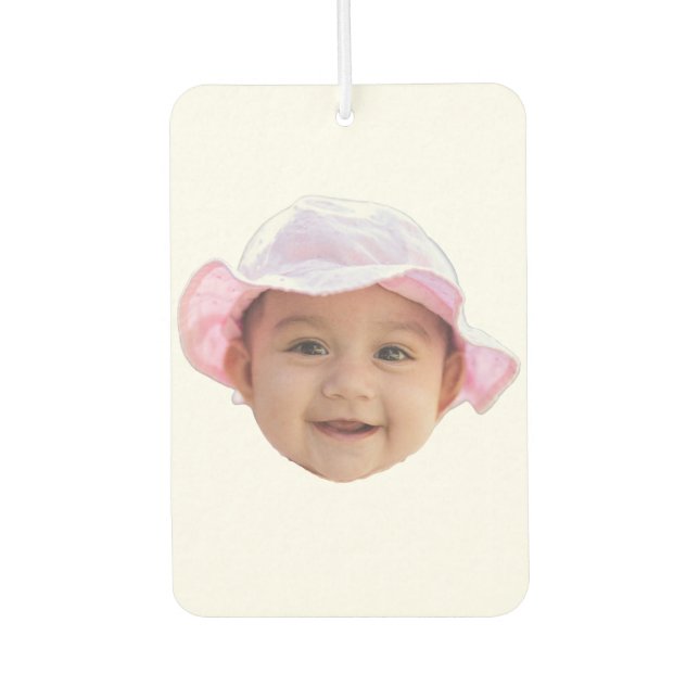 Custom Baby Photo, Baby Photo Face Autolufterfrischer (Vorderseite)