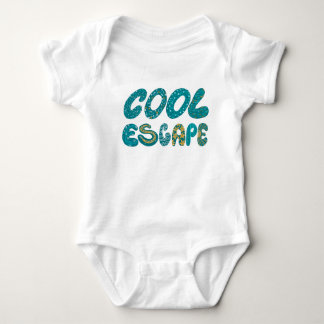 Custom baby´s first travel abroad tropical design baby strampler