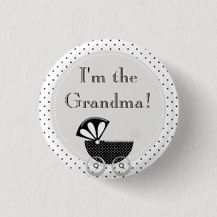 Custom Baby Shower Party Ich bin der Oma Button