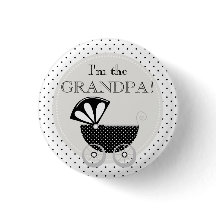 Custom Baby Shower Party Ich bin der Opa Button