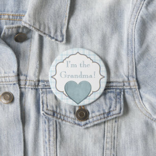 Custom Baby Shower Party Ich bin die Oma-Taste Button