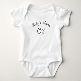 Custom Baby Sports Jersey Baby Individuelle Name N Strampler
