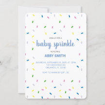 Custom Baby Sprinkle Dusche Einladung