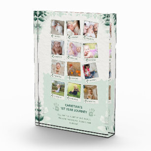 Custom Baby's 1. Jahr Reise Foto Collage
