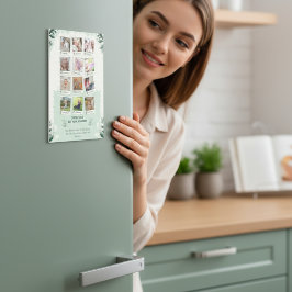 Custom Baby's 1. Jahr Reise Foto Collage Magnet