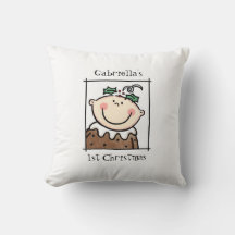 Custom Baby's 1. Weihnachts Light Skin Tone Gesich