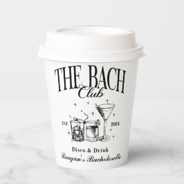 Custom Bach Club Bacheloretto Ristorante La Lanche Pappbecher