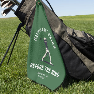 Custom Bachelor Party Bevorzugen Golf Trip Trauzeu Golfhandtuch