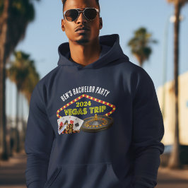 Custom Bachelor Party Las Vegas Trip Hoodie
