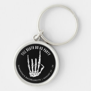 Custom Bachelorette Swag bis zum Tod tun uns Party Schlüsselanhänger