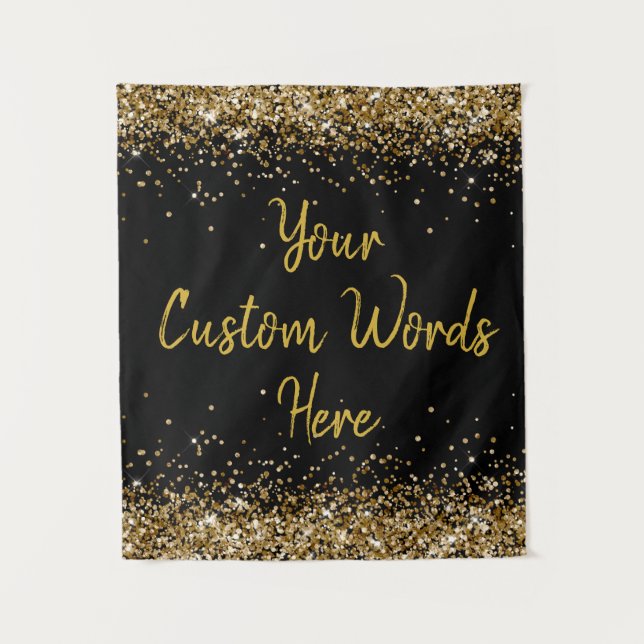 Custom Background Birthday Party Foto Stand Wandteppich (Vorderseite)