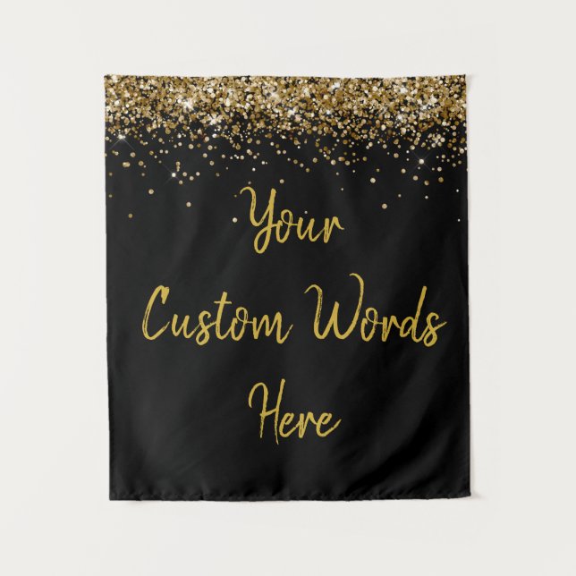 Custom Background Birthday Party Foto Stand Wandteppich (Vorderseite)
