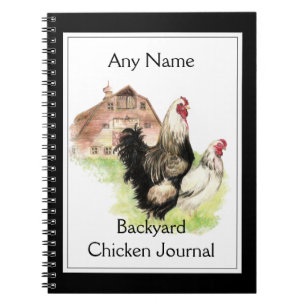 Custom Backyard Chicken Journal Notizblock
