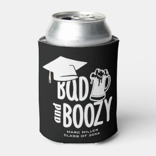 Custom Bad & Boozy Personalisiert Graduation Party Dosenkühler