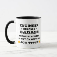 Custom Badass Engineer Tasse - Funny Office Gesche