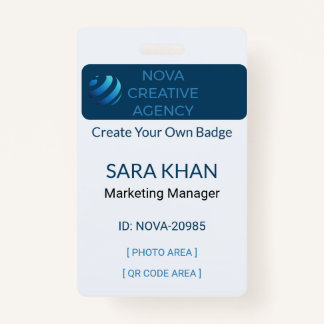 Custom Badge, Badge Identification | Company ID