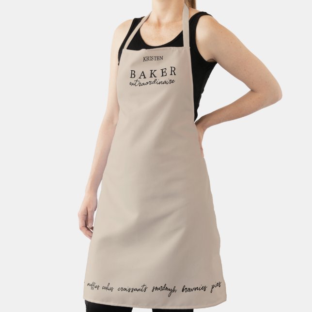 Custom Baker Extraordinaire Almond Large Schürze (InSitu)