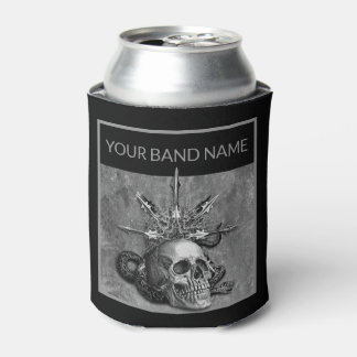 Custom Band Merch Skull Rock Musician Metal Music Dosenkühler