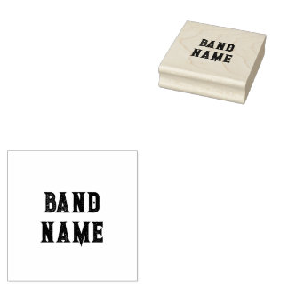 Custom Band Merge Gummistempel