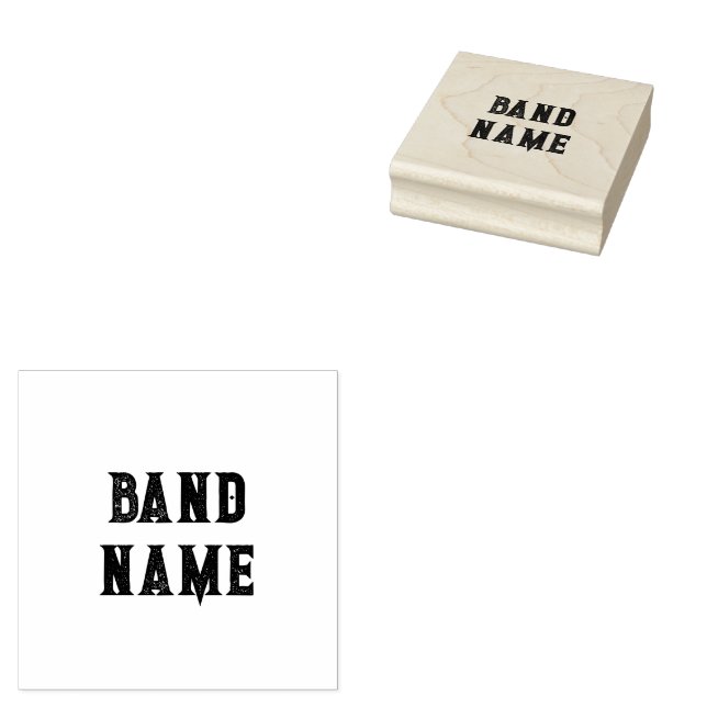 Custom Band Merge Gummistempel (Stempel)