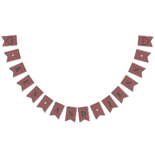 Custom Banner - Blushing Champagne Hochzeit