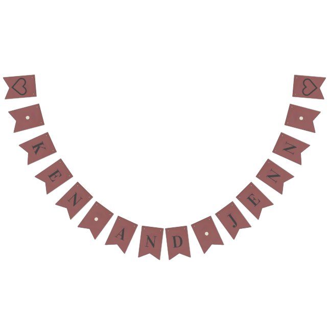 Custom Banner - Blushing Champagne Hochzeit (Alle)