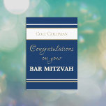 Custom Bar Mitzvah Glückwunschs Karte<br><div class="desc">Für Bar Mitzvah</div>