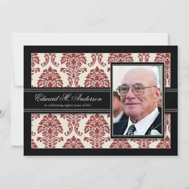 ::custom_barbara 80. Geburtstag laden_v2 (flach) Einladung (Vorderseite)