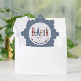 Custom BArch Bachelor of Architecture Abschluss Ornament Karte