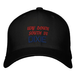 Custom Baseball Cap mit dem Satz "nach Süden in Bestickte Kappe