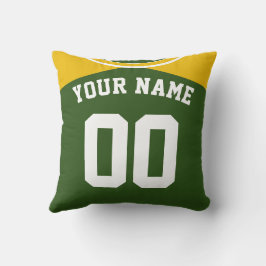 Custom Baseball Jersey Name & Number Pillow Kissen