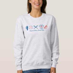 Custom Baseball Mama Niedlich Softball Mama Sweatshirt