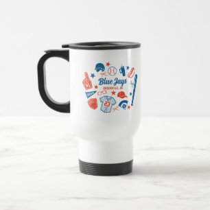 Custom Baseball Mama Proud Softball Mama Game Day Reisebecher