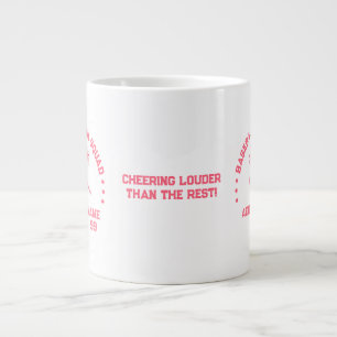 Custom Baseball Mama Squad Tasse   Perfektes Gesch